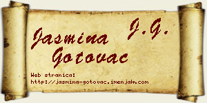 Jasmina Gotovac vizit kartica